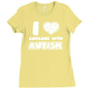 i love someone with autism Ladies Fitted T-Shirt