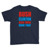 bush clinton large Youth Tee