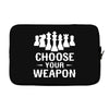 Chess Choose Your Weapon Laptop sleeve