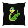 snake anime Throw Pillow