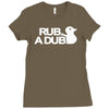 rub a dub Ladies Fitted T-Shirt