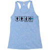 rock paper scissors hadouken Racerback Tank