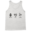 peace love coffee Tank Top
