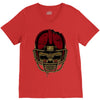 american football skull V-Neck Tee