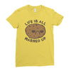 life is all mashed up Ladies Fitted T-Shirt