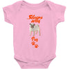 Sleeps With Pug Baby Onesie