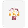 This Girl Loves Her Great Dane Mousepad