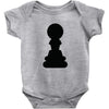 Chess King and Pawn Baby Bodysuit