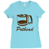 pothead Ladies Fitted T-Shirt