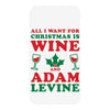 all i want for christmas is wine and adam levine iPhoneX