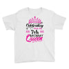 Celebrating With the 7th Birthday Queen Youth Tee