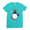 who loves poodle Ladies Fitted T-Shirt