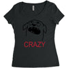 crazy (2) Women's Triblend Scoop T-shirt