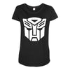 autobots printed Maternity Scoop Neck T-shirt