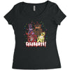 five nights at freddy's celebrate! Women's Triblend Scoop T-shirt