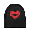 lip print heart Baby Beanies