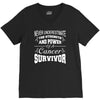 never underestimate the strength and power of a cancer survivor V-Neck Tee