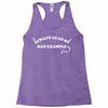 always lead by bad example Racerback Tank
