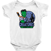 spooky city creatures   hockey team Baby Onesie
