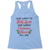 i just want to bake stuff and watch christmas movies all day Racerback Tank