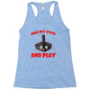 gaming hold and play Racerback Tank