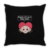 Mommy, Let's Go to Yoga Class! Throw Pillow