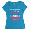 i never dreamed i would be a super cool teacher. but here i am killing Women's Triblend Scoop T-shirt