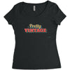 pretty vintage Women's Triblend Scoop T-shirt