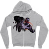 moster name Zipper Hoodie