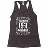 vintage made in 1951 perfectly aged a living legend Racerback Tank