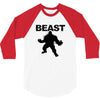 beast muscle guy workout 3/4 Sleeve Shirt