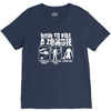 how to kill a zombie funny zombie apocalypse undead t dead shoot V-Neck Tee
