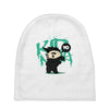 mo hawk ninja Baby Beanies