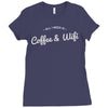 coffee and internet Ladies Fitted T-Shirt