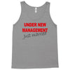under new management just married mens black wedding present husband t Tank Top