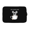 my puns are Laptop sleeve