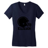 promo football Women's V-Neck T-Shirt