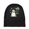 windy snowman Baby Beanies