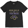 never give up on dreams V-Neck Tee