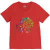 rainbow root V-Neck Tee