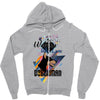 who loves doberman Zipper Hoodie