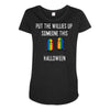 halloween 2 Maternity Scoop Neck T-shirt