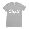 dogs Ladies Fitted T-Shirt