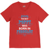 The Best Poppy Was Born In February V-Neck Tee