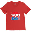 red white and cute V-Neck Tee