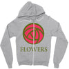 flowers Zipper Hoodie