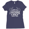 this is what an awesome chef looks like Ladies Fitted T-Shirt