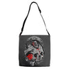 music until the end Adjustable Strap Totes