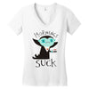 morning suck Women's V-Neck T-Shirt