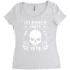 Life Begins at Forty 1978 the Birth of Legends Women's Triblend Scoop T-shirt